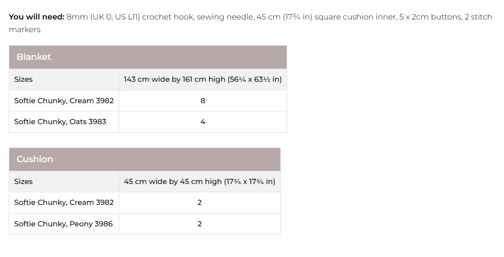 Stylecraft Softie Chunky Blanket & Cushion Pattern 9935