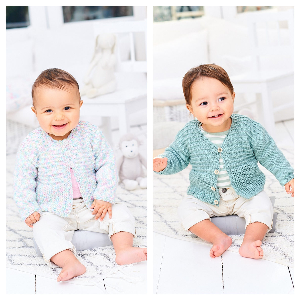 Stylecraft Sweet Dreams/Bambino DK Cardigans Pattern 9978