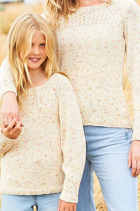 Stylecraft Love You Aran Sweater Pattern 9971