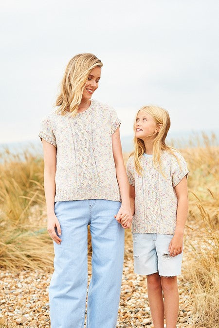 Stylecraft Love You Aran Sweater Pattern 9973