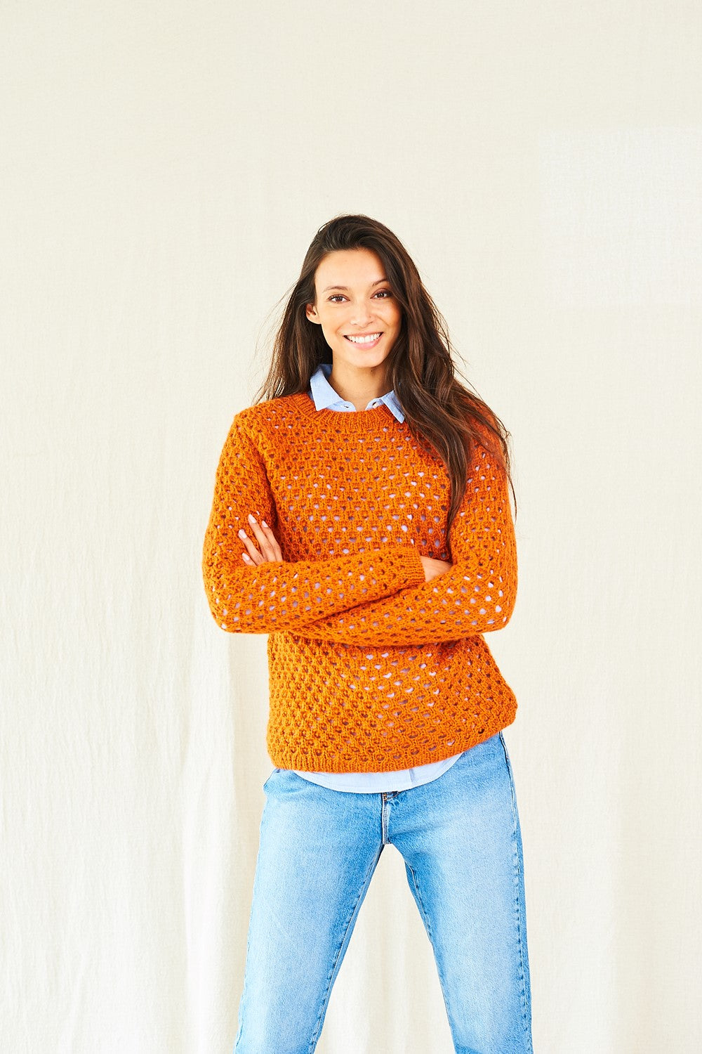 Stylecraft Grace Aran Sweater Pattern 10017