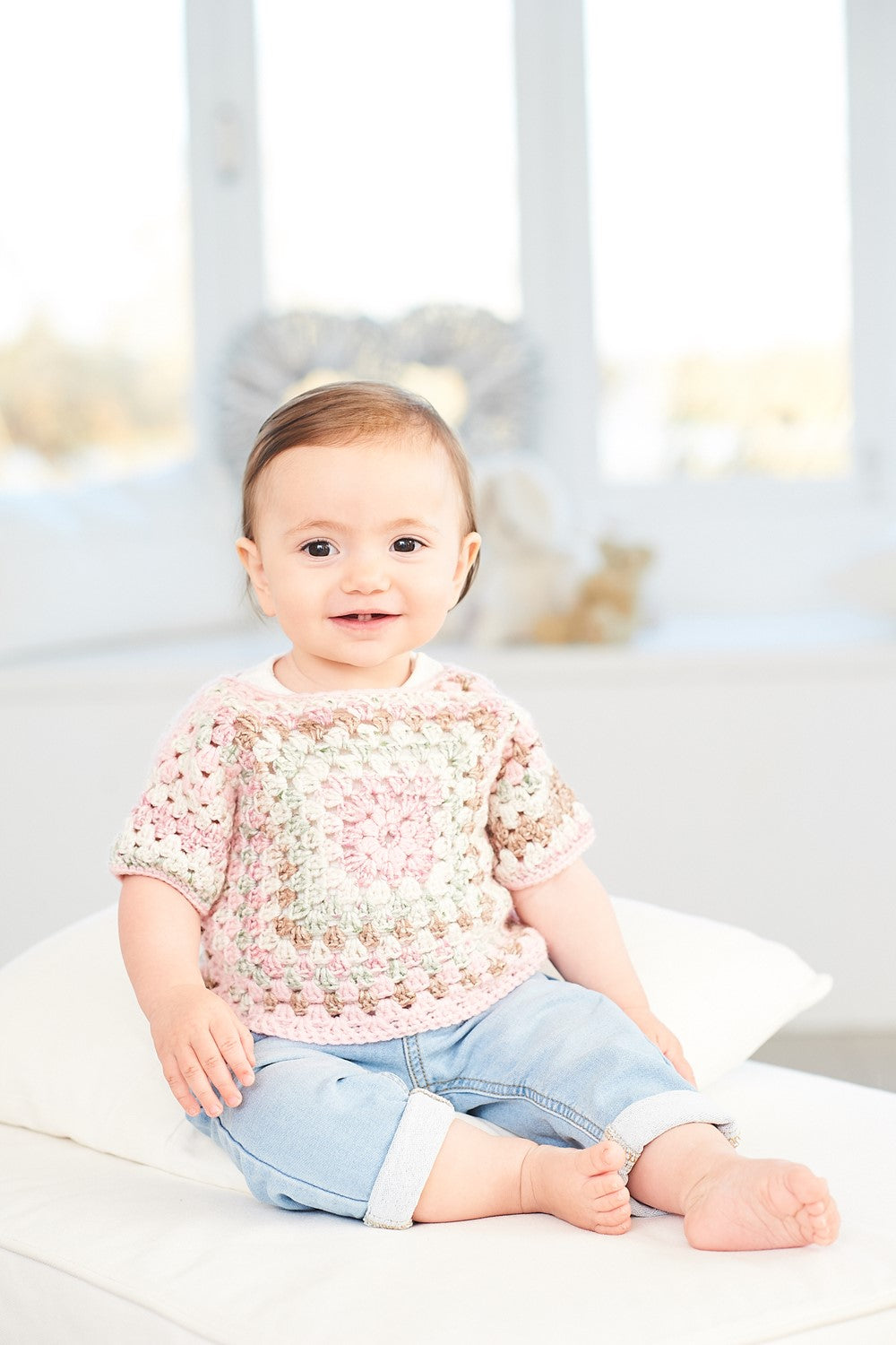 Stylecraft Bambino Prints DK Crochet Tops & Blankets Pattern 10065