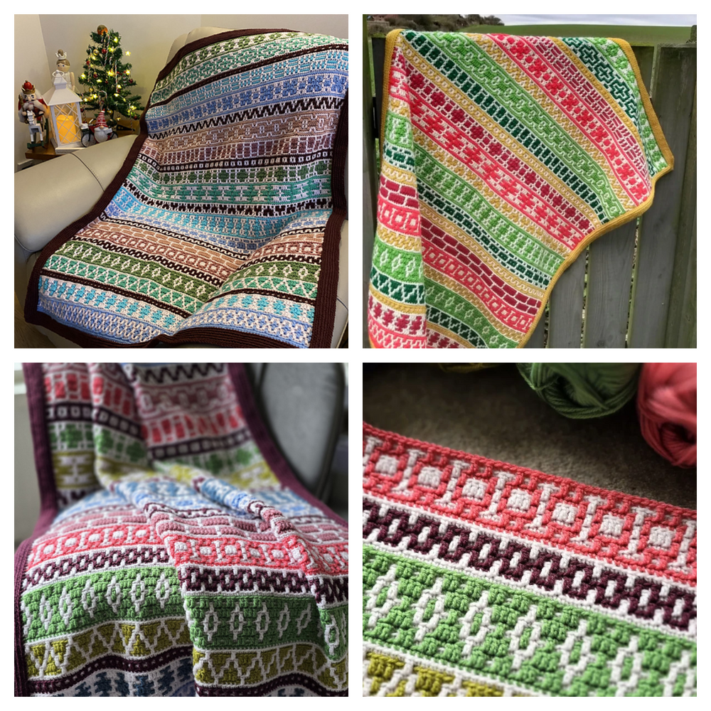 Adventures in Overlay Mosaic by Rosina Plane - Yarn Pack