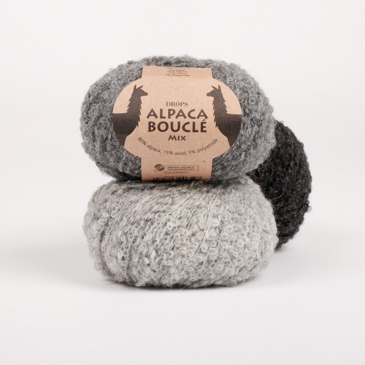 Drops Alpaca Boucle Aran 50g