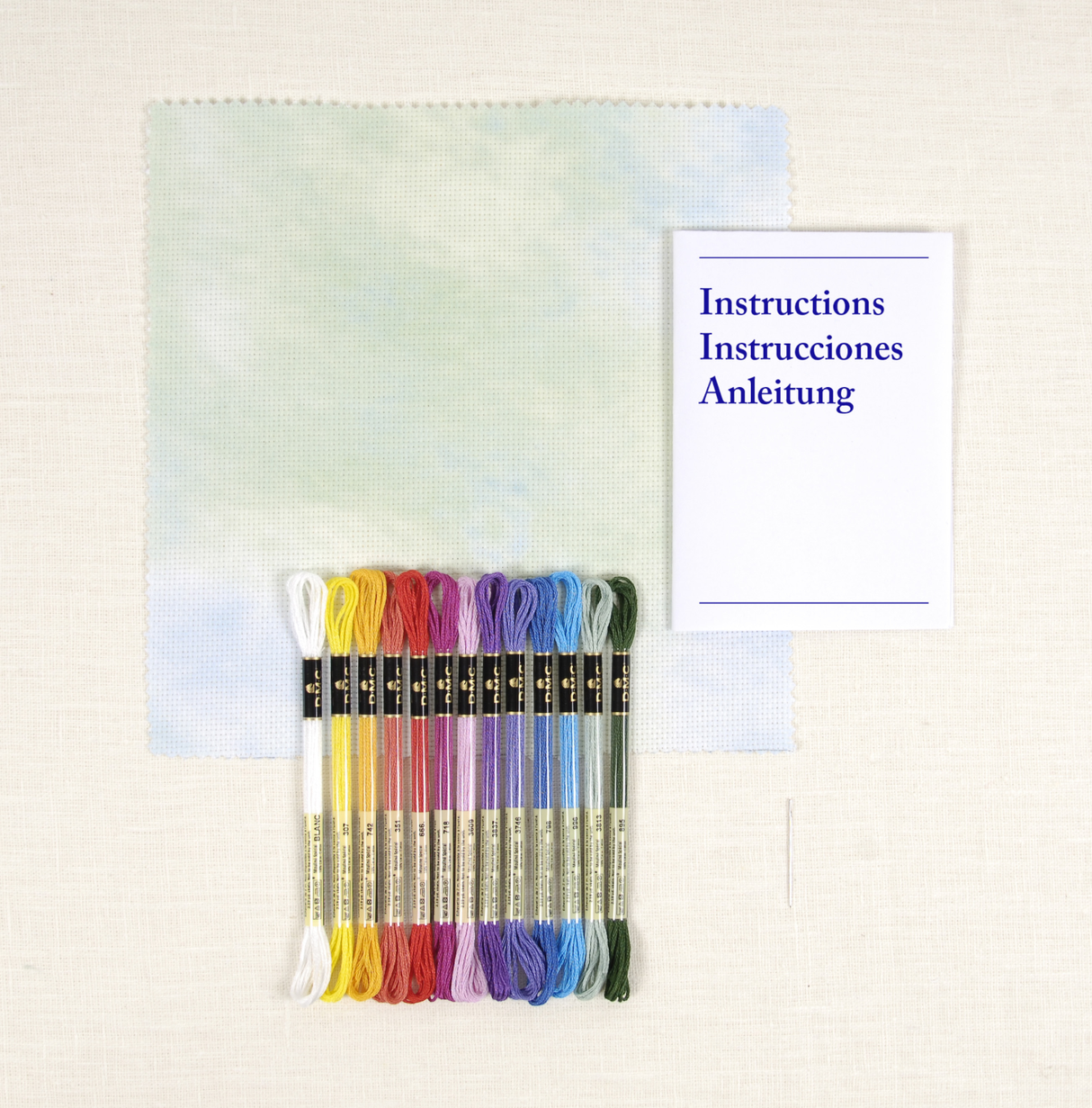 DMC Cross Stitch Kit Floral Moon by Marie-Dominique Procureur