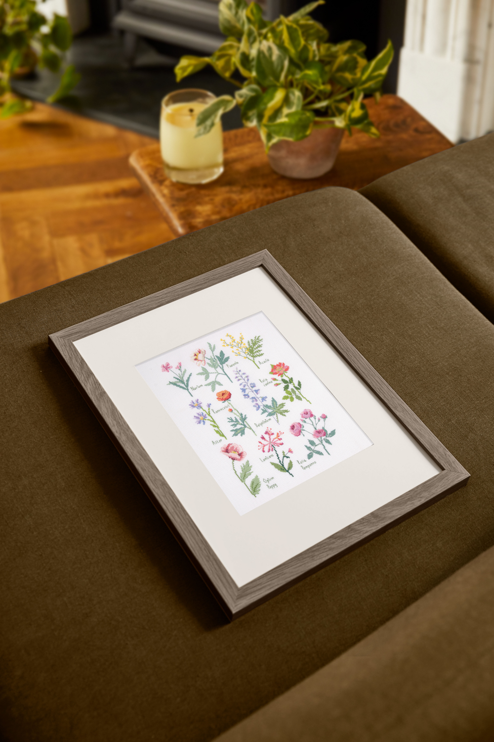 DMC Cross Stitch Kit Botanical Sampler by Nathalie Weinzaepflen