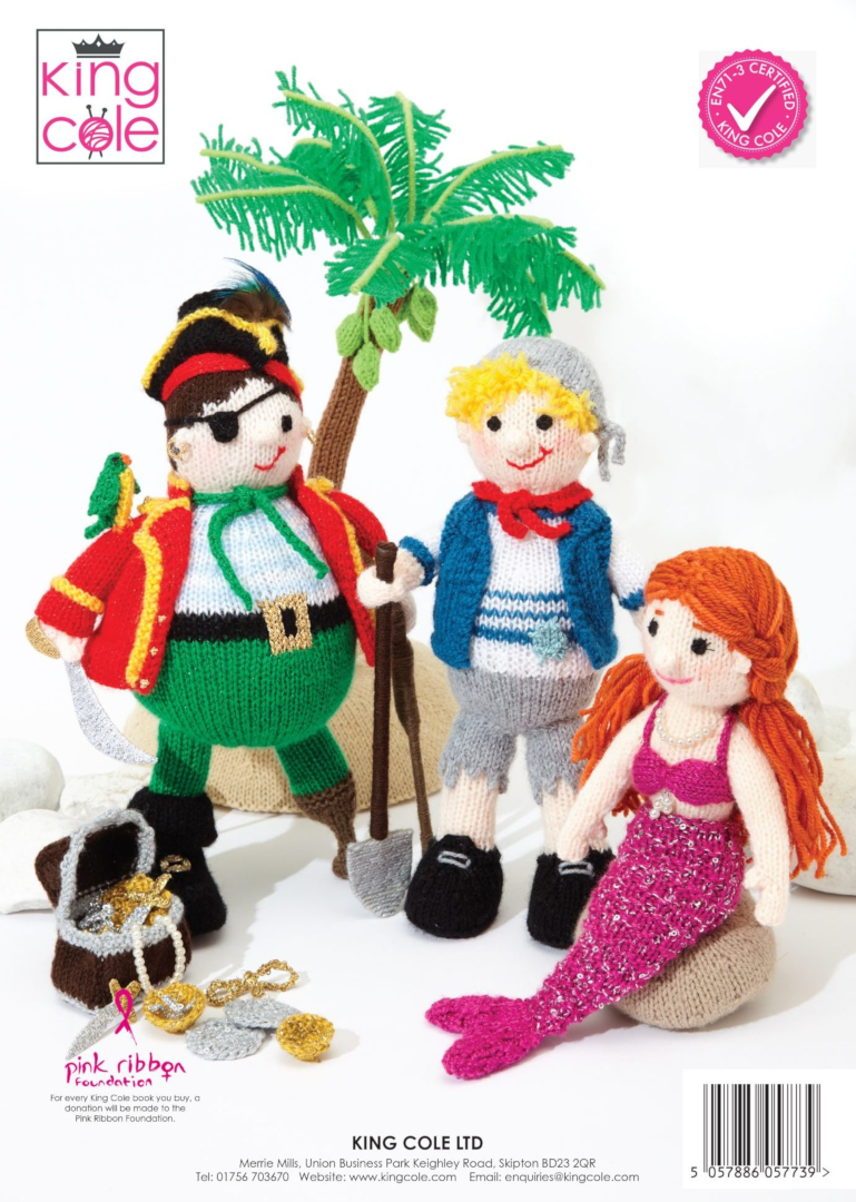 King Cole Pirates & Mermaids – Pattern Book 1