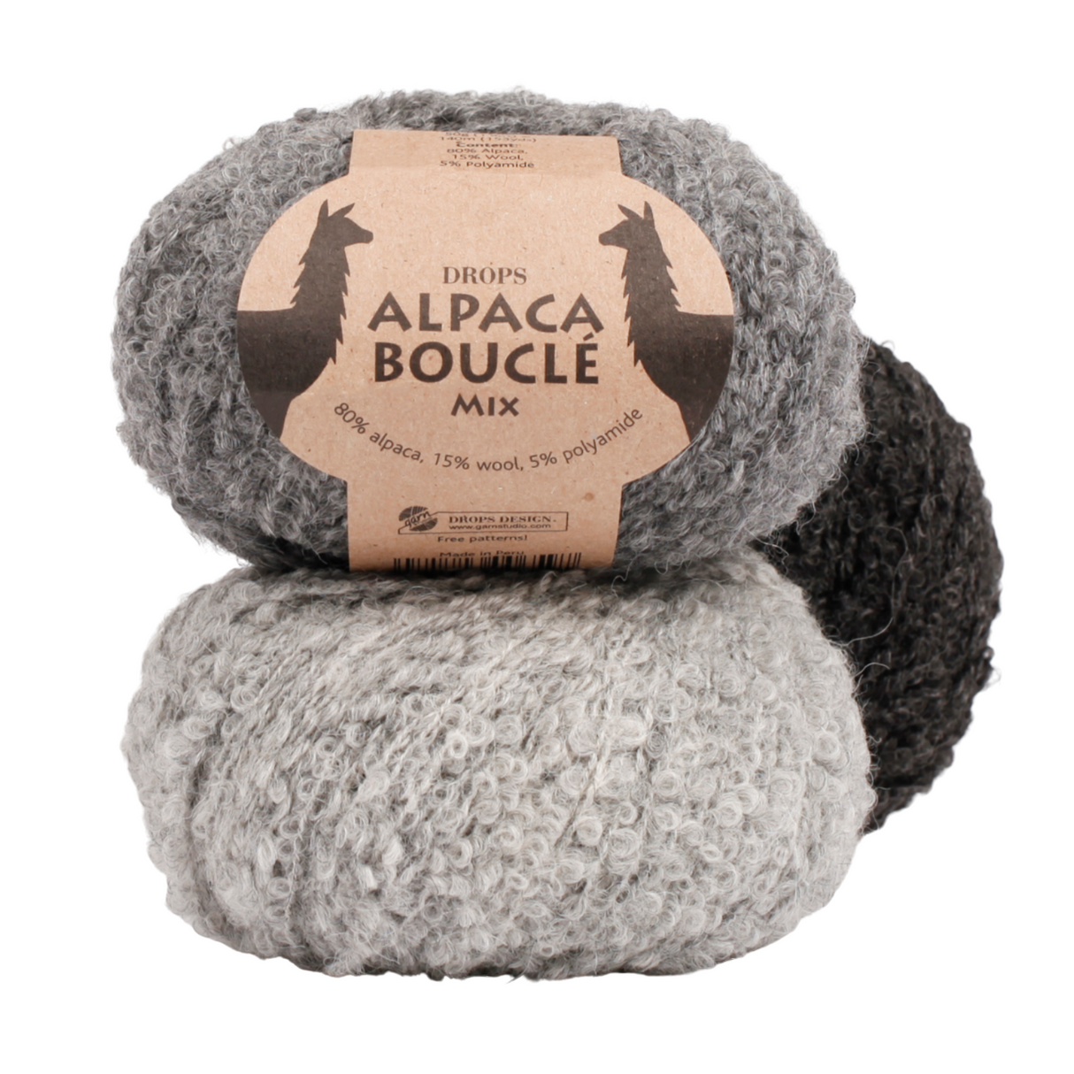 Drops Alpaca Boucle Aran 50g