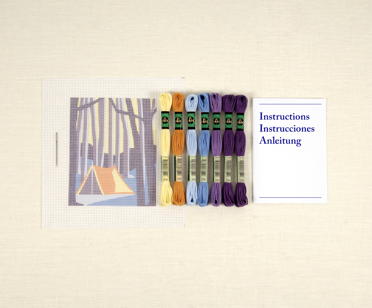 DMC Tapestry Kit Tent in the Forest by Pascaline Latasse