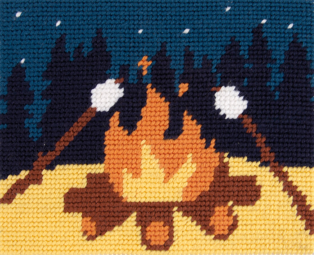 DMC Tapestry Kit Campfire by Pascaline Latasse