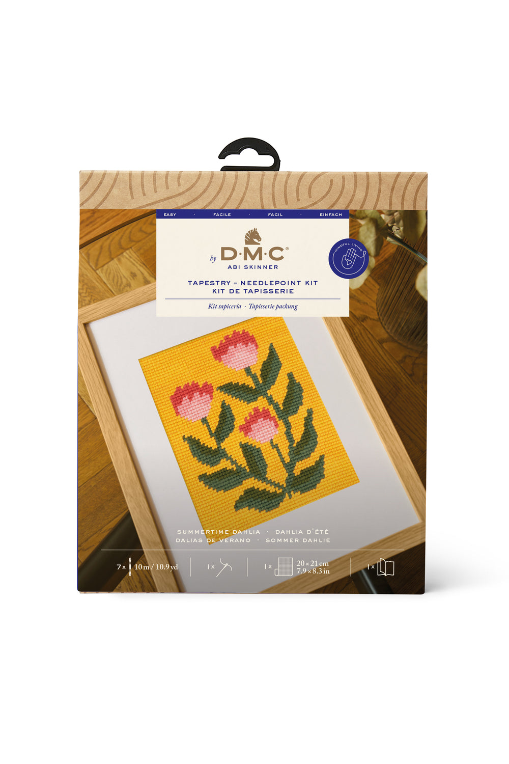 DMC Tapestry Kit Summertime Dahlia by Abi Skinner