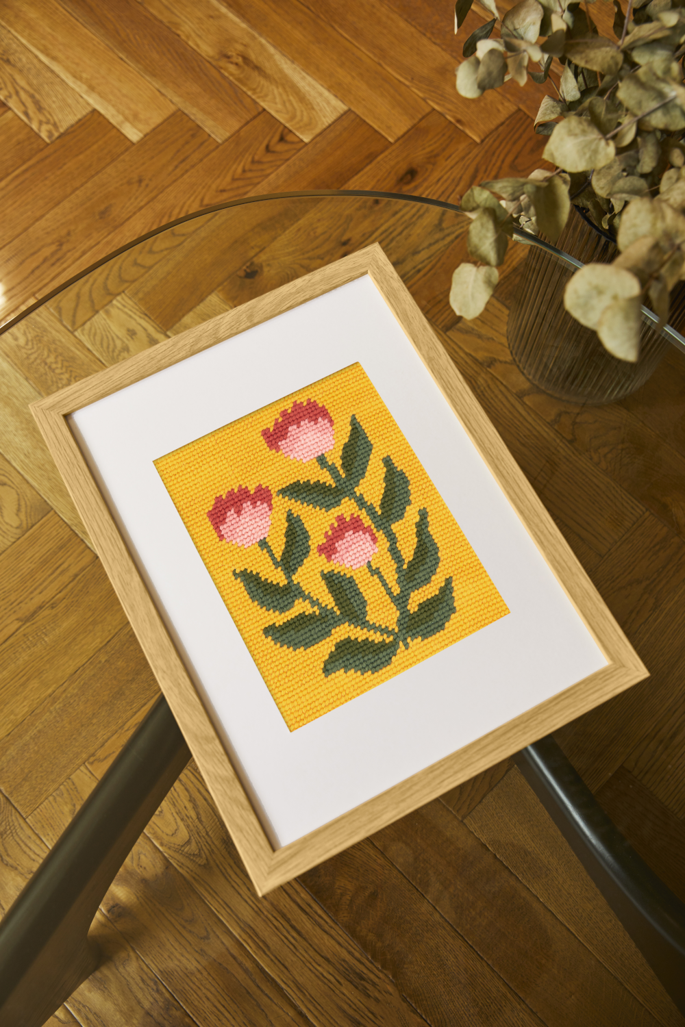 DMC Tapestry Kit Summertime Dahlia by Abi Skinner