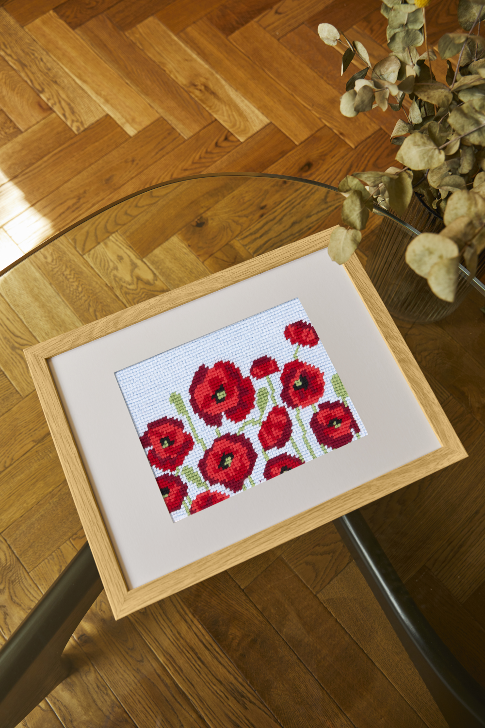 DMC Tapestry Kit Poppy Field by Jo Aston