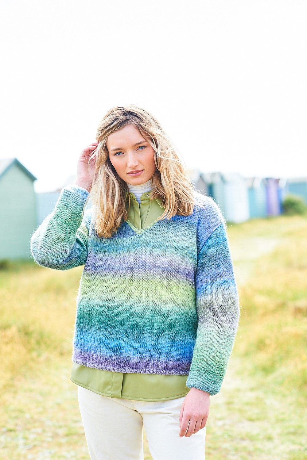 Stylecraft Charm Lace Weight Sweater & Tank Top Pattern 9881