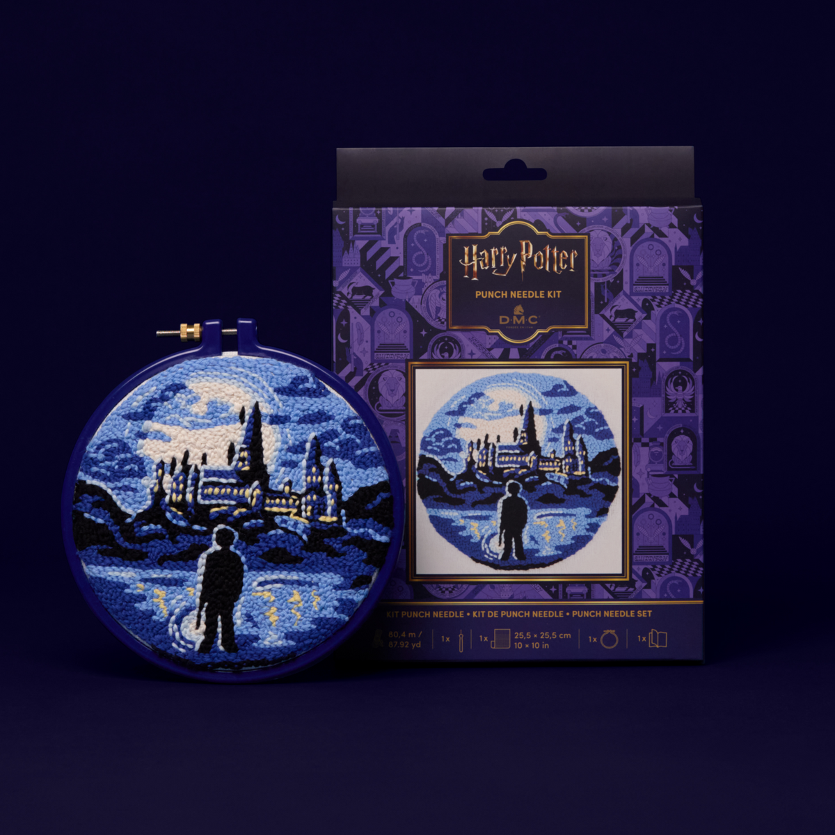 DMC Harry Potter - Castle with Harry Punch Needle Kit