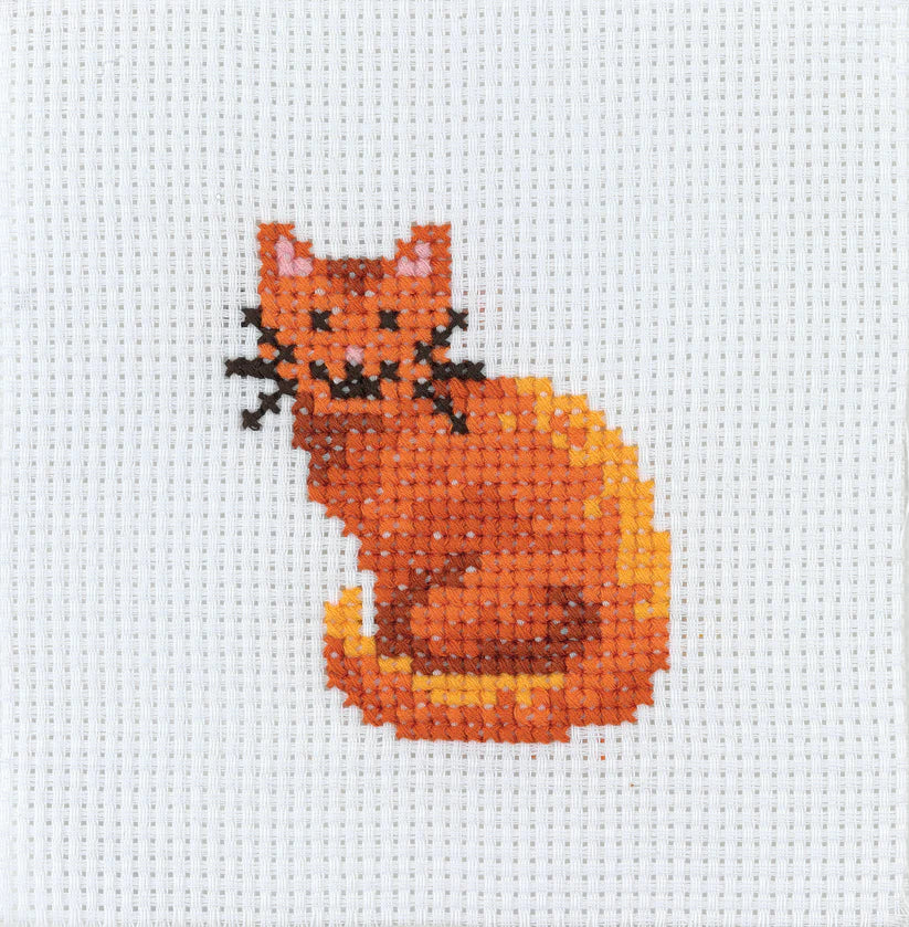 Anchor Mini My First Counted Cross Stitch Kit - Cat