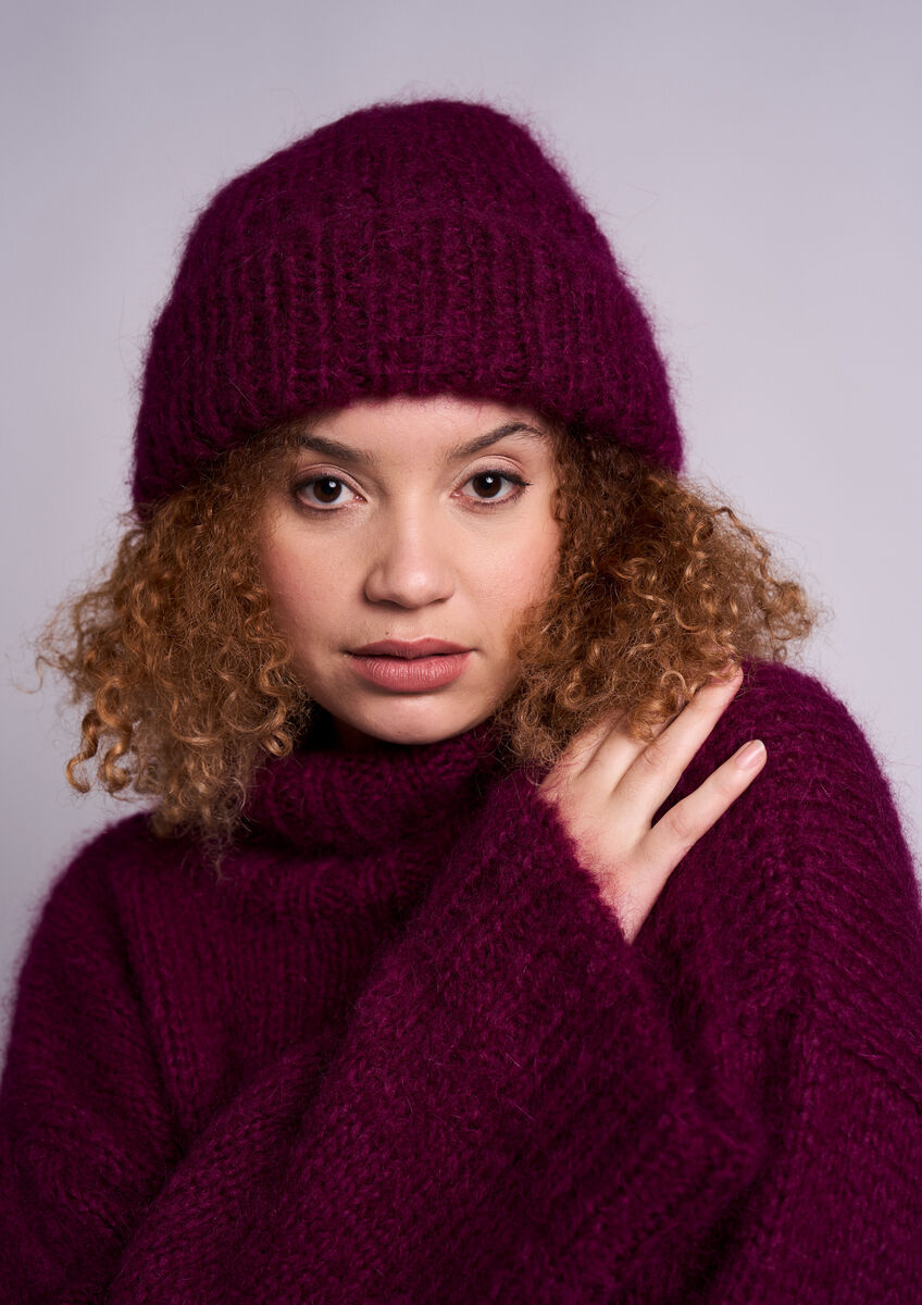 Rowan Mode Mohair Soft Como Beanie & Scarf Pattern by Quail Studio MIP95