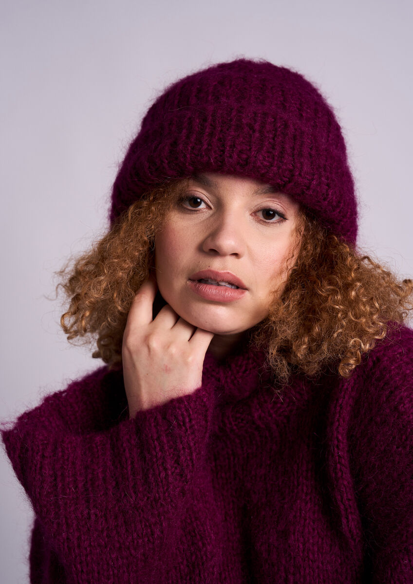 Rowan Mode Mohair Soft Como Beanie & Scarf Pattern by Quail Studio MIP95