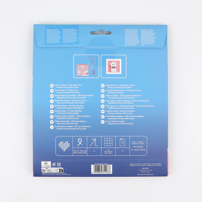 Anchor Mini My First Tapestry Stitch Kit - Cute Kitty