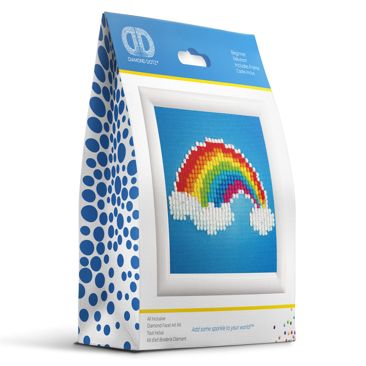 Diamond Dotz Painting Kit - Ever Living Rainbow 12 x 12cm