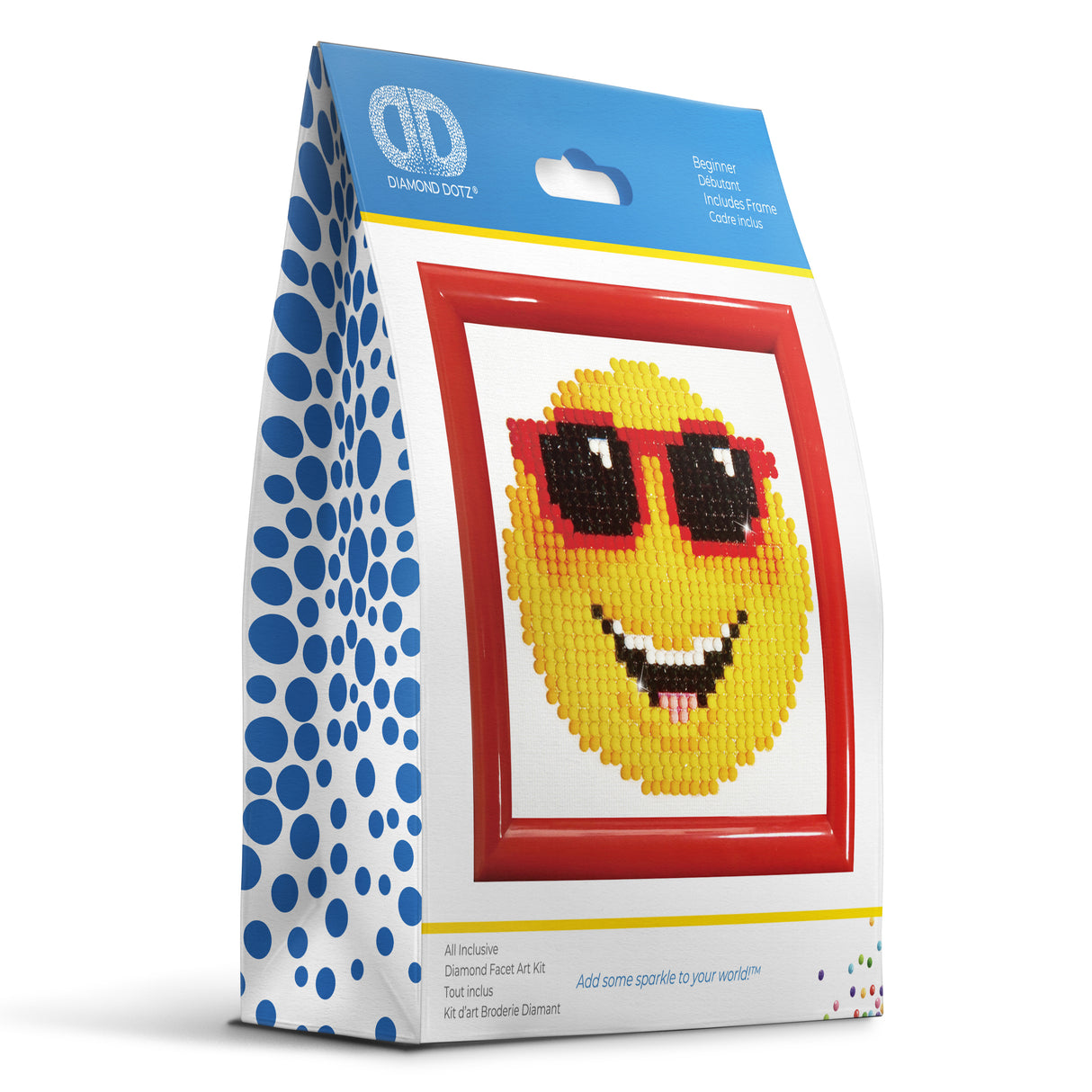 Diamond Dotz Painting Kit - Smiling Face 12 x 12cm