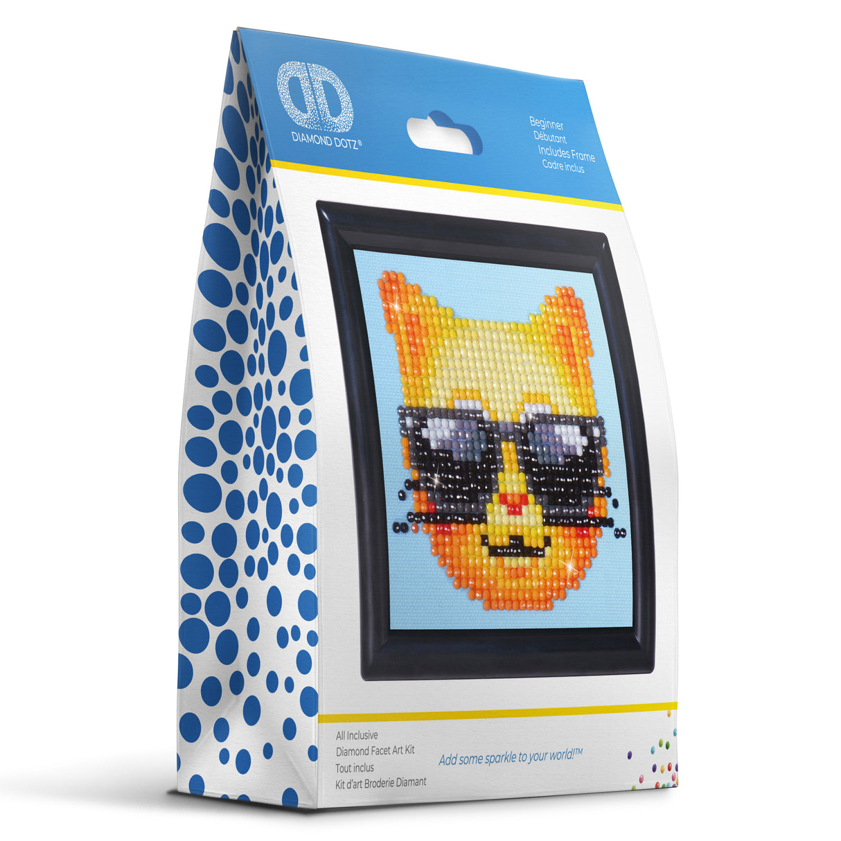 Diamond Dotz Painting Kit - Kool Kat 12 x 12cm