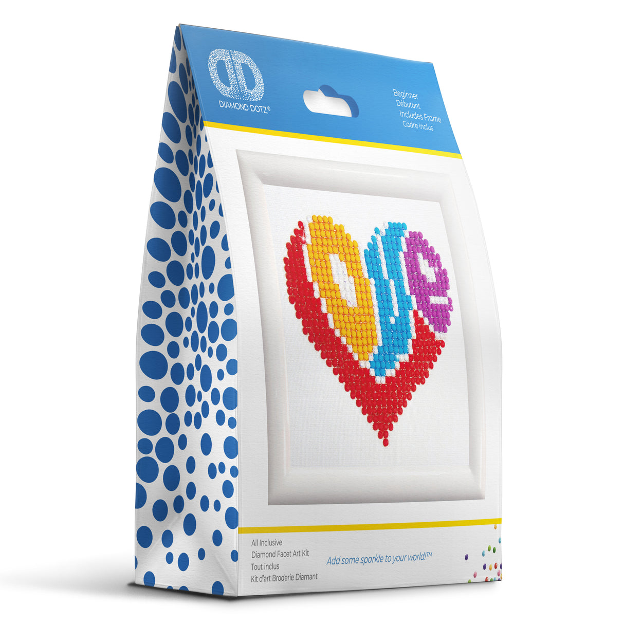 Diamond Dotz Painting Kit - Love 12 x 12cm