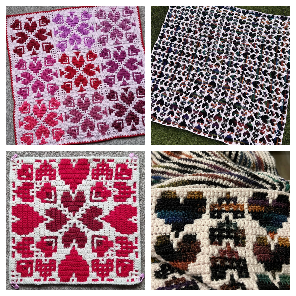Everlasting Love Mosaic Blanket by Rosina Plane - Yarn Pack