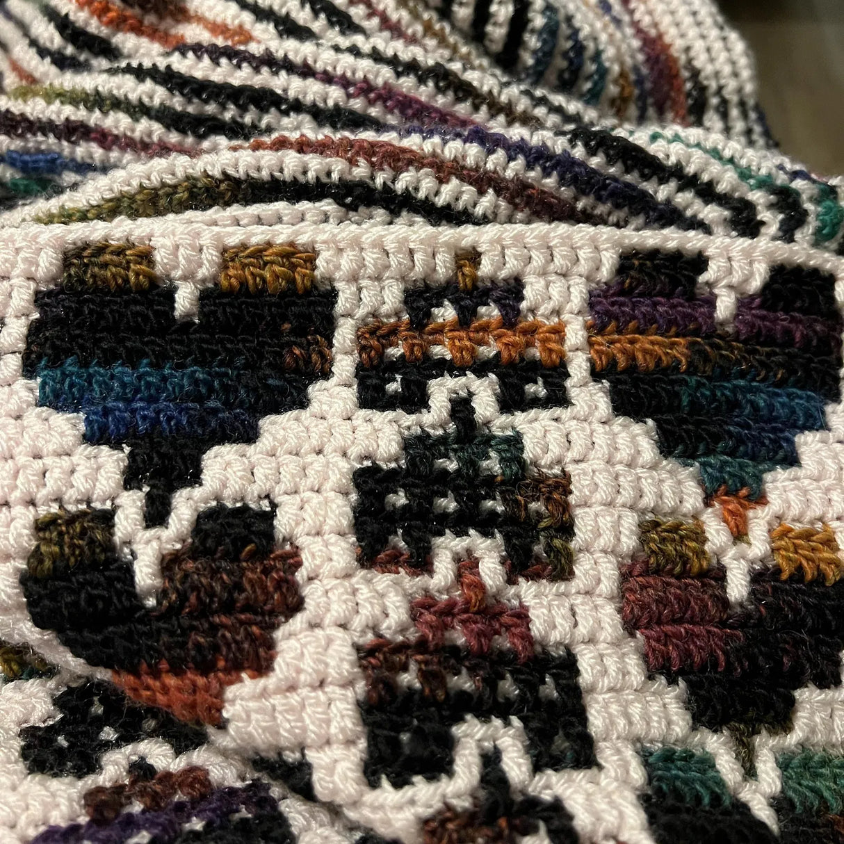 Everlasting Love Mosaic Blanket by Rosina Plane - Yarn Pack