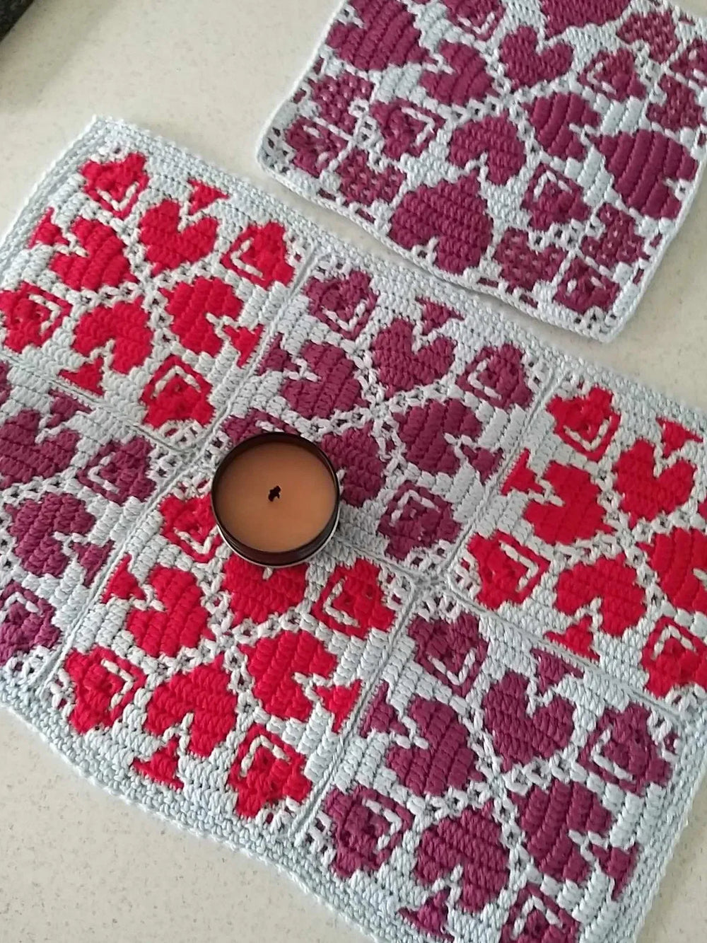 Everlasting Love Mosaic Blanket by Rosina Plane - Yarn Pack