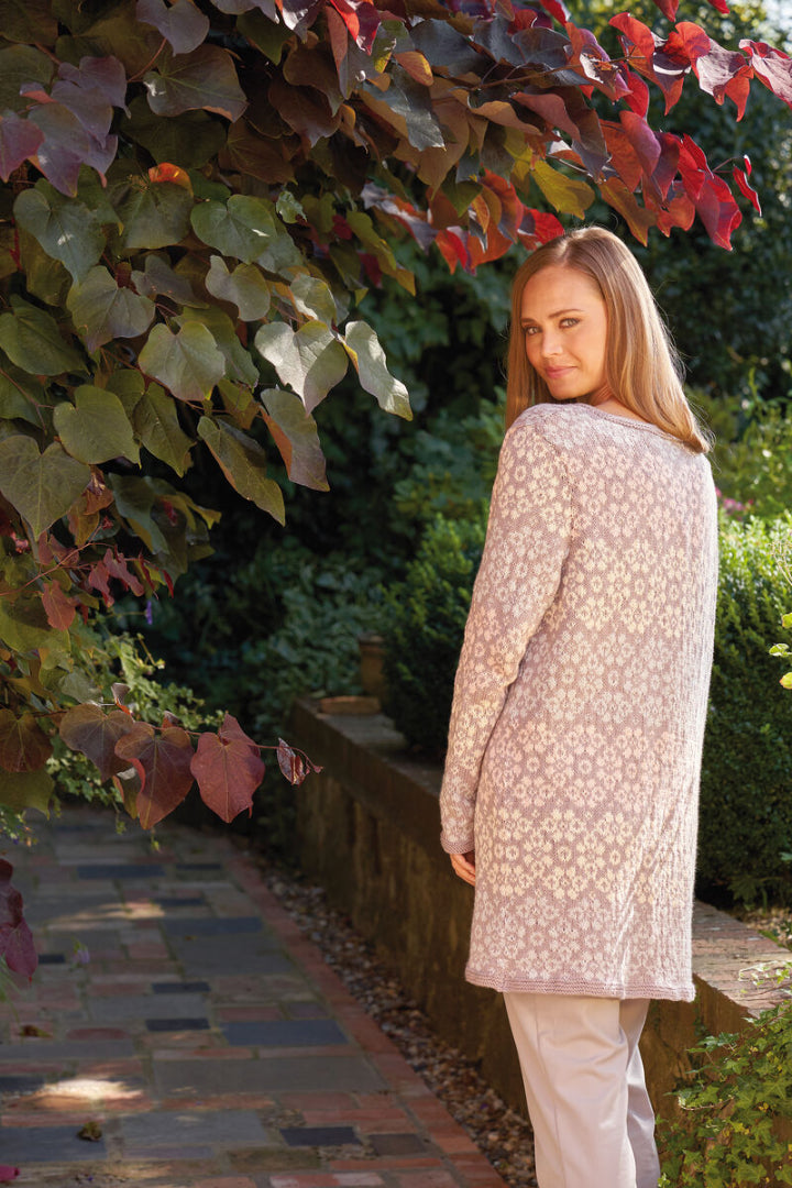 Rowan Summerlite DK Fleur Cardigan Pattern by Martin Storey