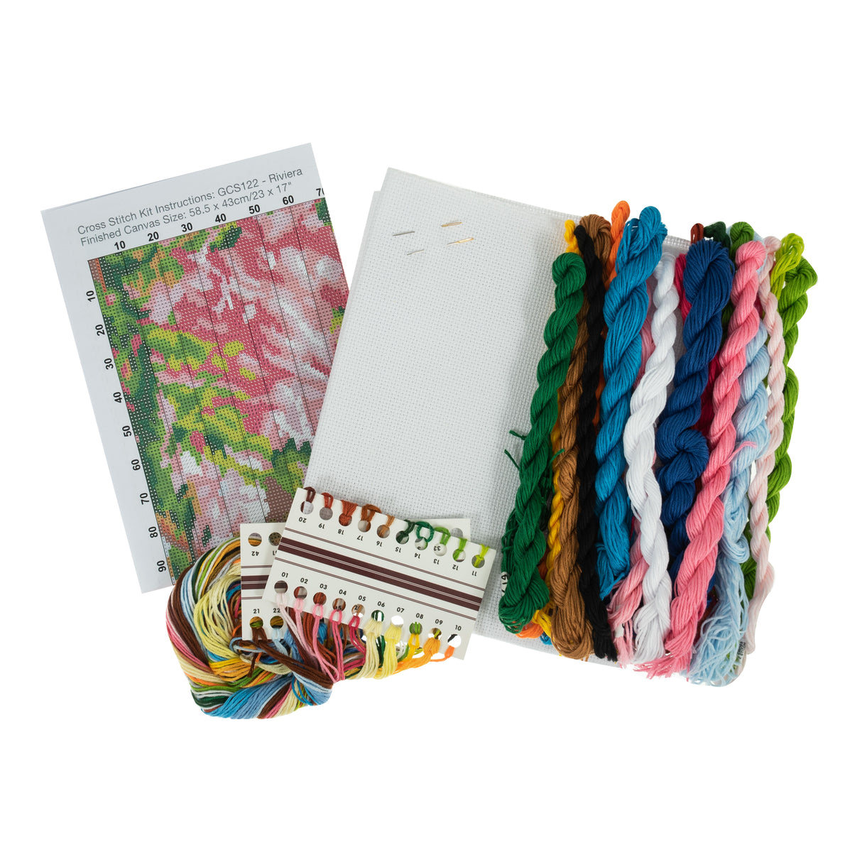 Trimits Counted Cross Stitch Kit - Riviera 58.5 x 43cm