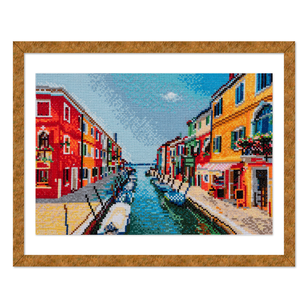 Trimits Printed Cross Stitch Kit - Italian Summer 42 x 31cm