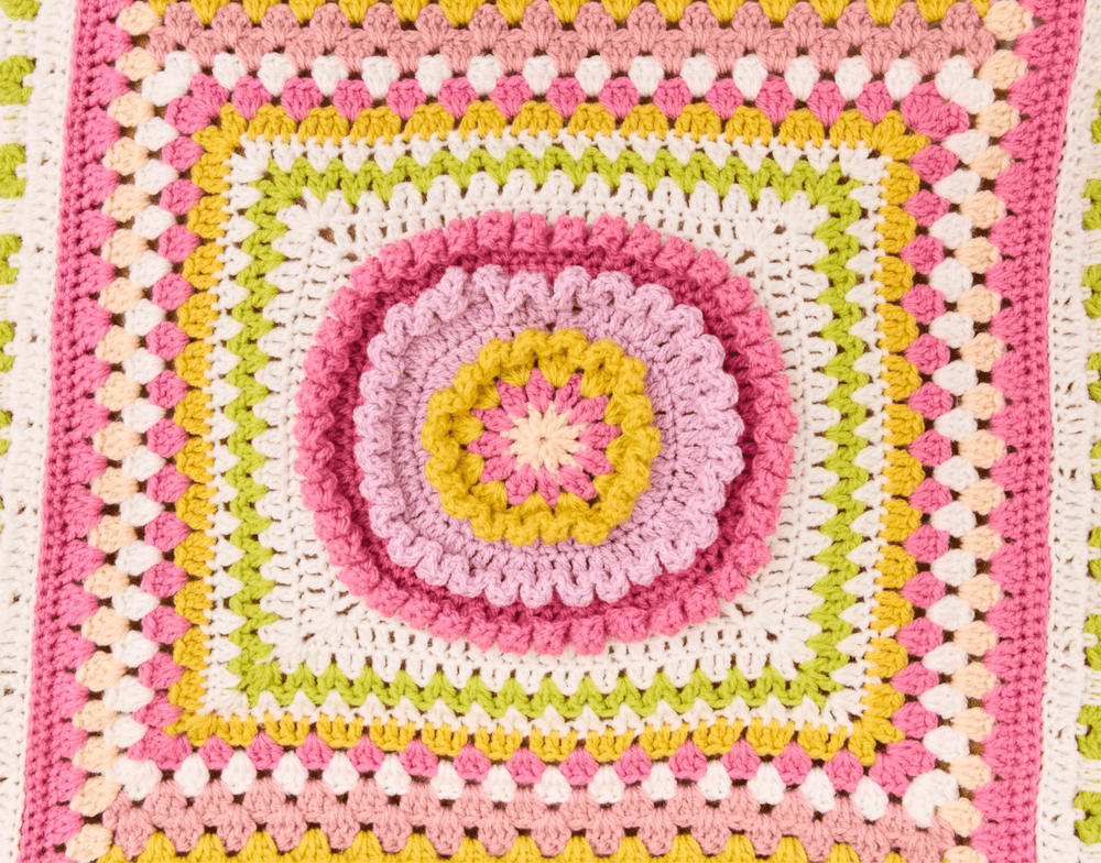Sirdar Hearts and Flowers Spring Blanket 2025 - Crochet Along (CAL)