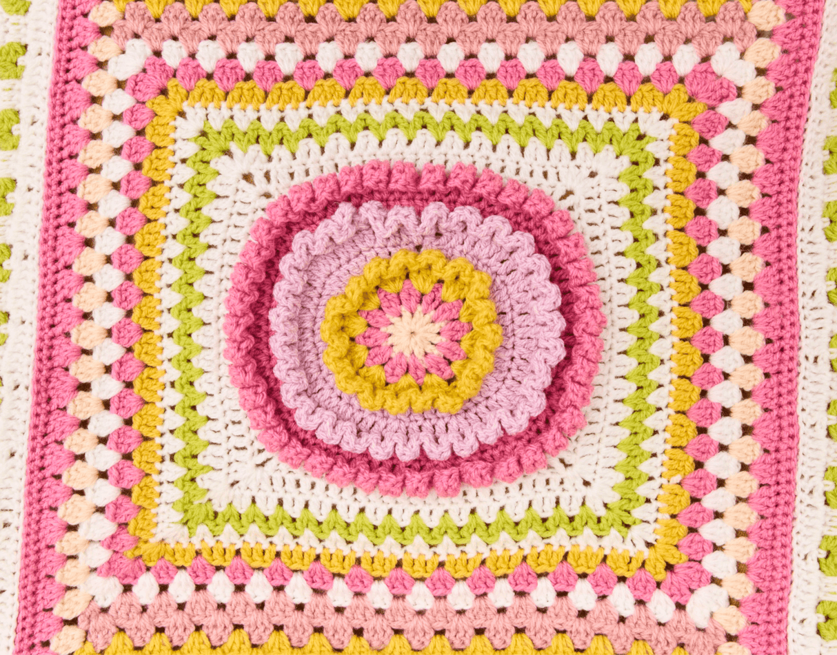 Sirdar Hearts and Flowers Spring Blanket 2025 - Crochet Along (CAL)