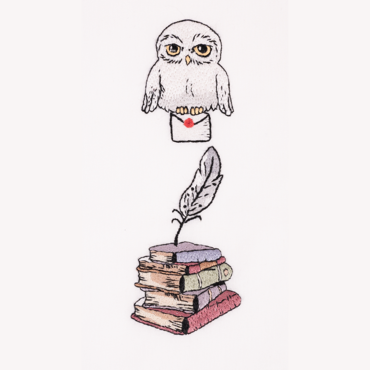 DMC Harry Potter - Hedwig and Books Embroidery Bookmark Kit