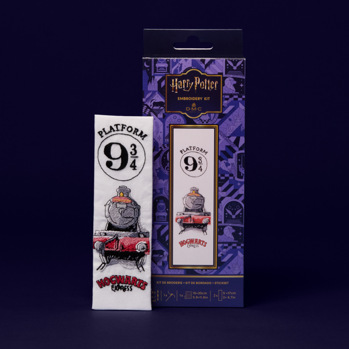 DMC Harry Potter - Hogwarts Express Embroidery Bookmark Kit