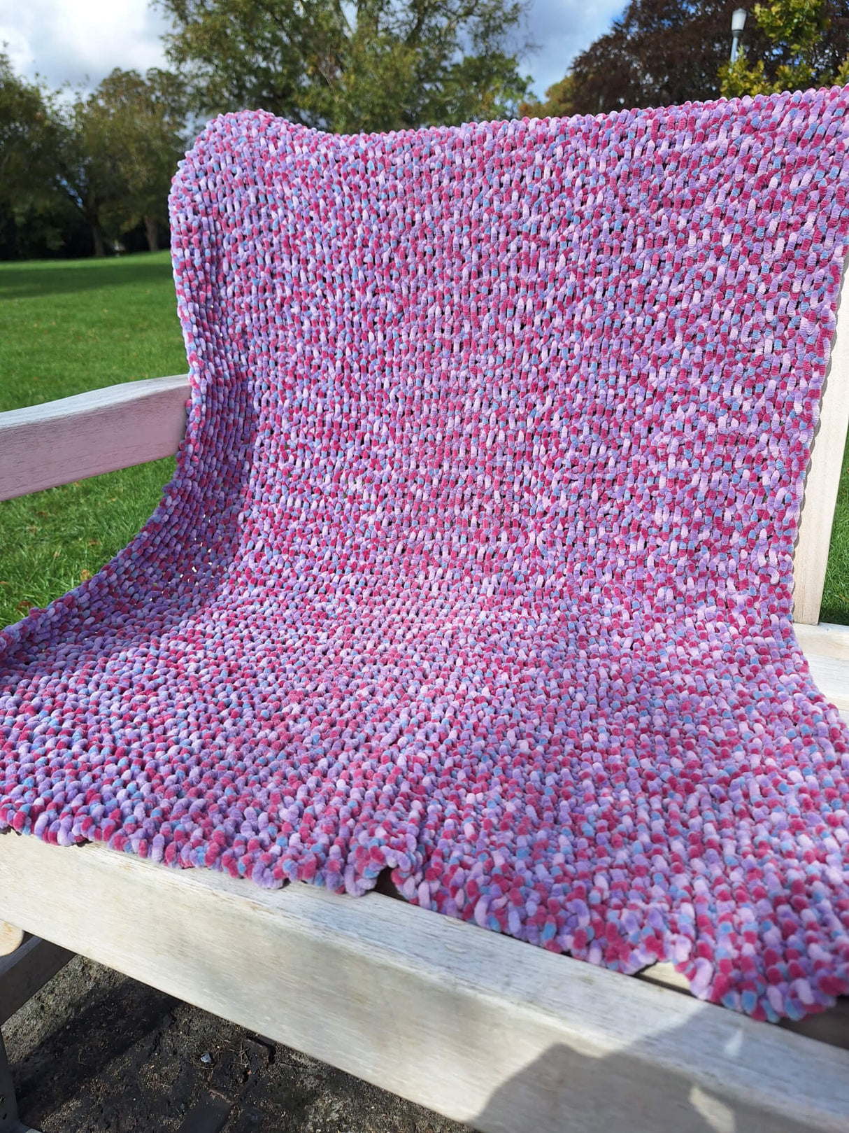 Woolcraft Luxury Chenille Chunky Bed Runner Pattern WC3008