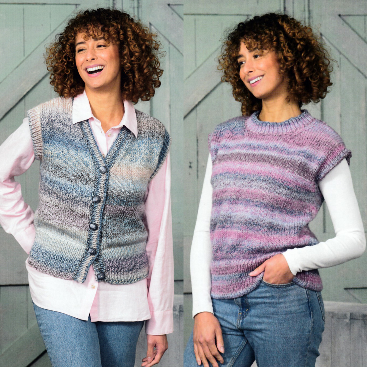 James C. Brett Marble Chunky Vest & Waistcoat Pattern JB963
