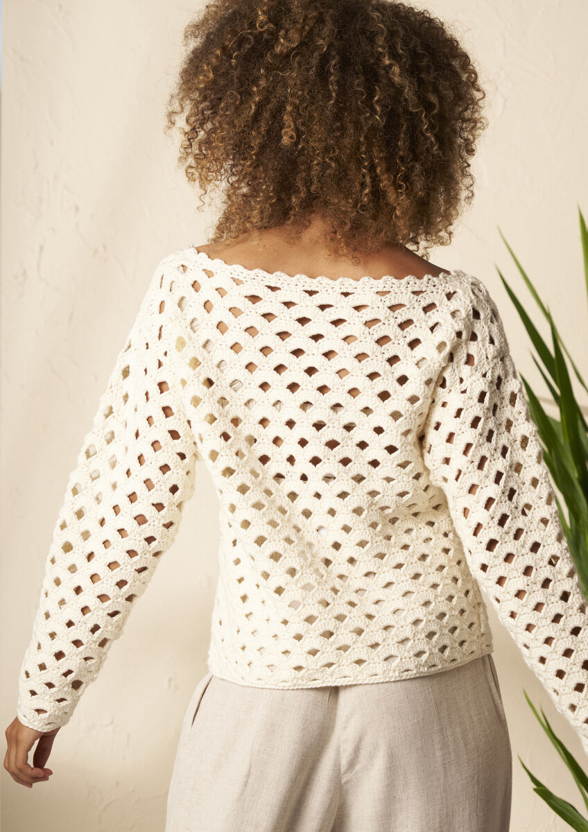 Rowan Handknit Cotton DK Kiara Cardigan Crochet Pattern