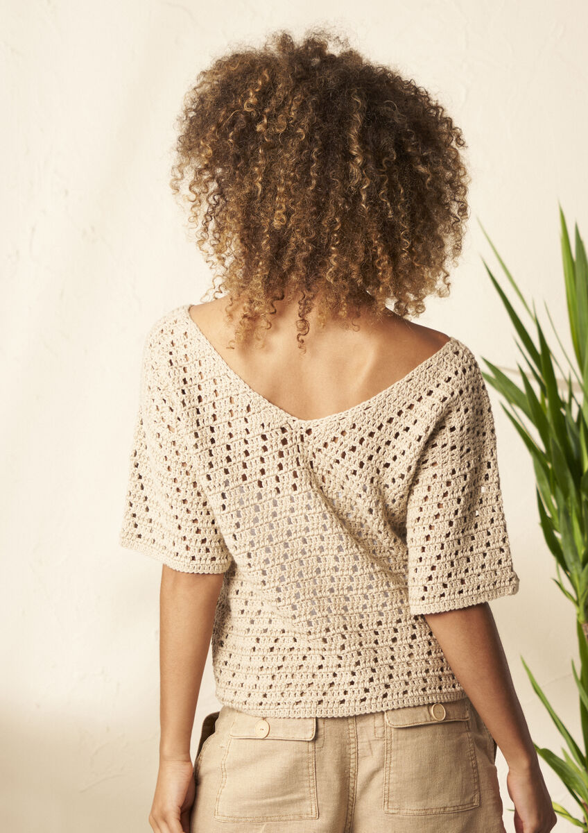 Rowan Handknit Cotton Louna Top Crochet Pattern