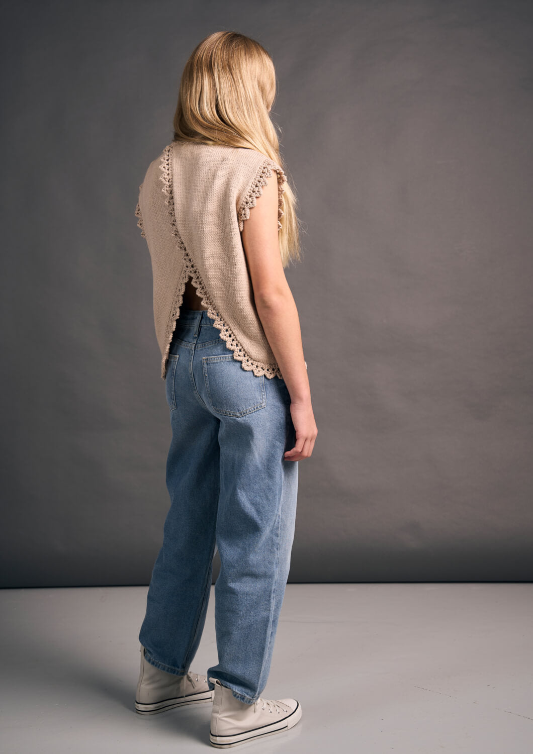 Rowan Mode Cotton DK Mini Anker Top Pattern By Quail Studio MIP117
