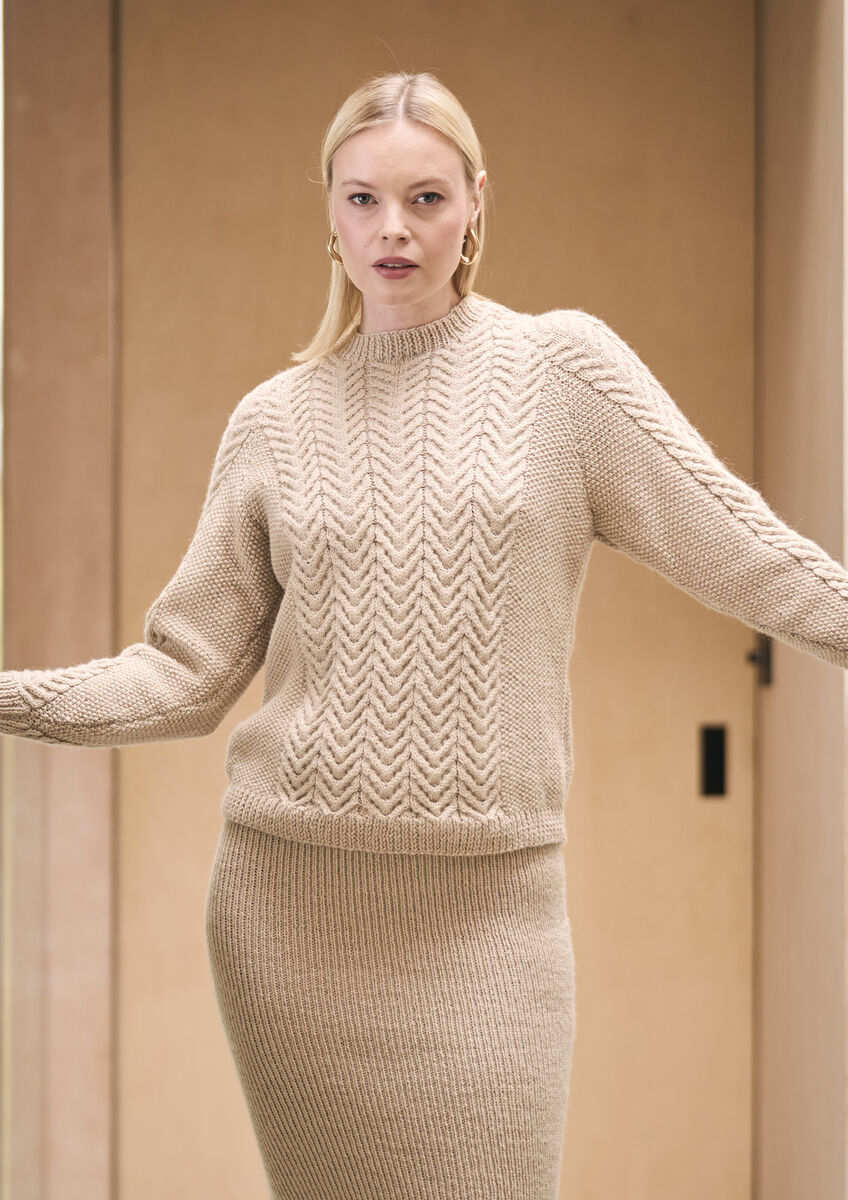 Rowan Mode Holme & Sandringham Sweater and Skirt Pattern by Quail Studio