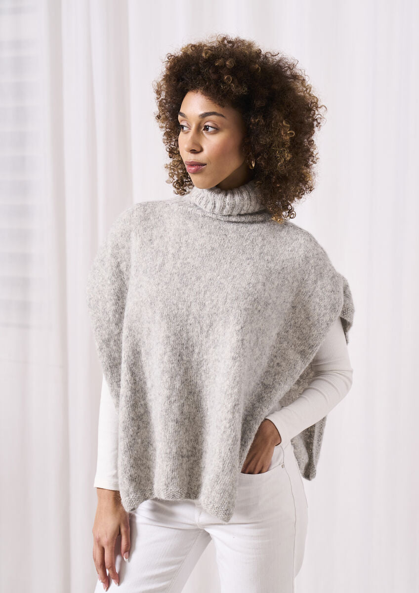 Rowan Mode Lana Poncho Pattern by Quail Studio