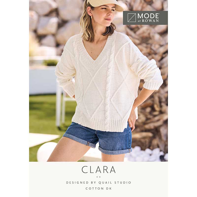 Rowan Mode Clara Sweater Pattern by Quail Studio