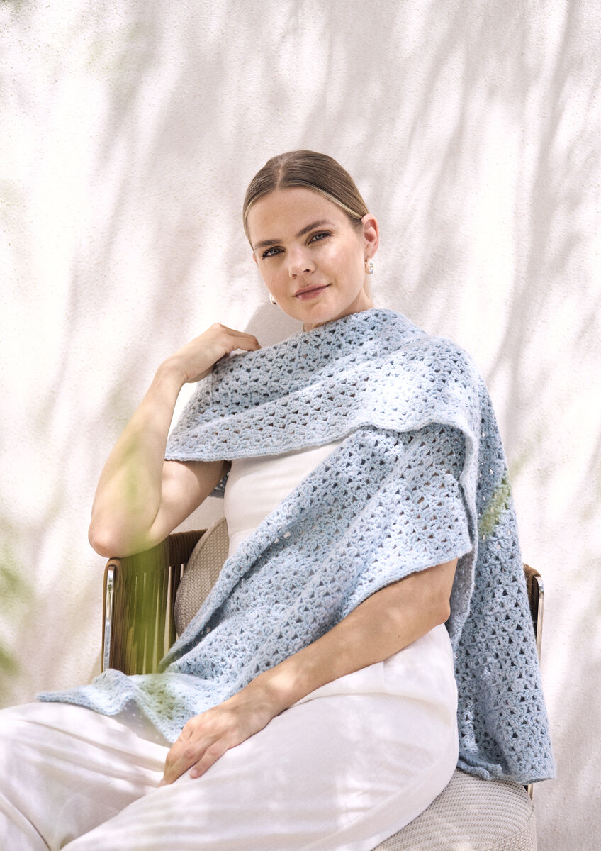 Rowan Mode Annelise Crochet Scarf Pattern by Quail Studio