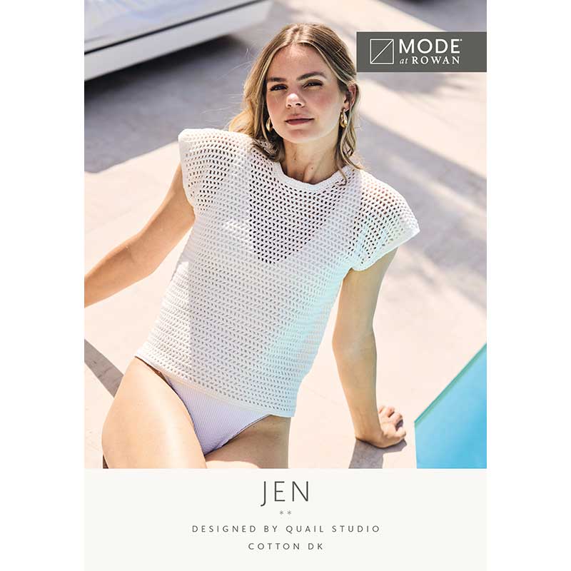 Rowan Mode Jen Crochet Top Pattern by Quail Studio