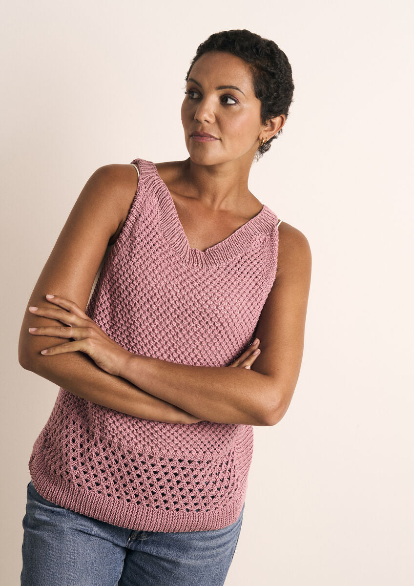 Rowan Mode Katrine Top Pattern by Quail Studio