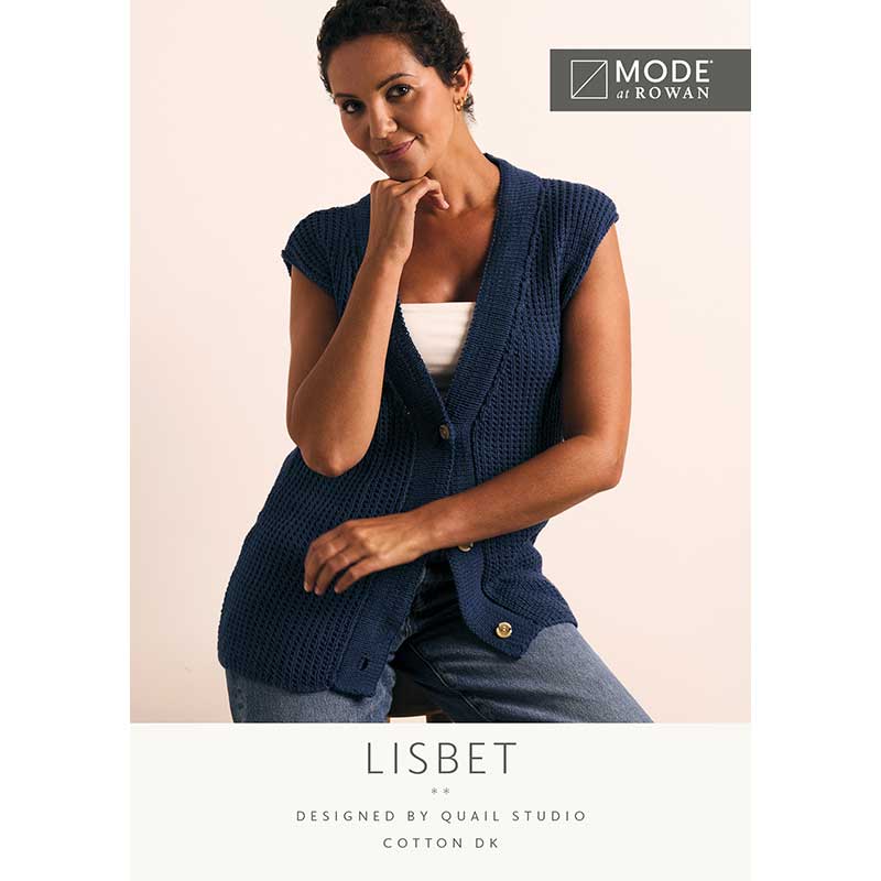 Rowan Mode Lisbet Cardigan Pattern by Quail Studio