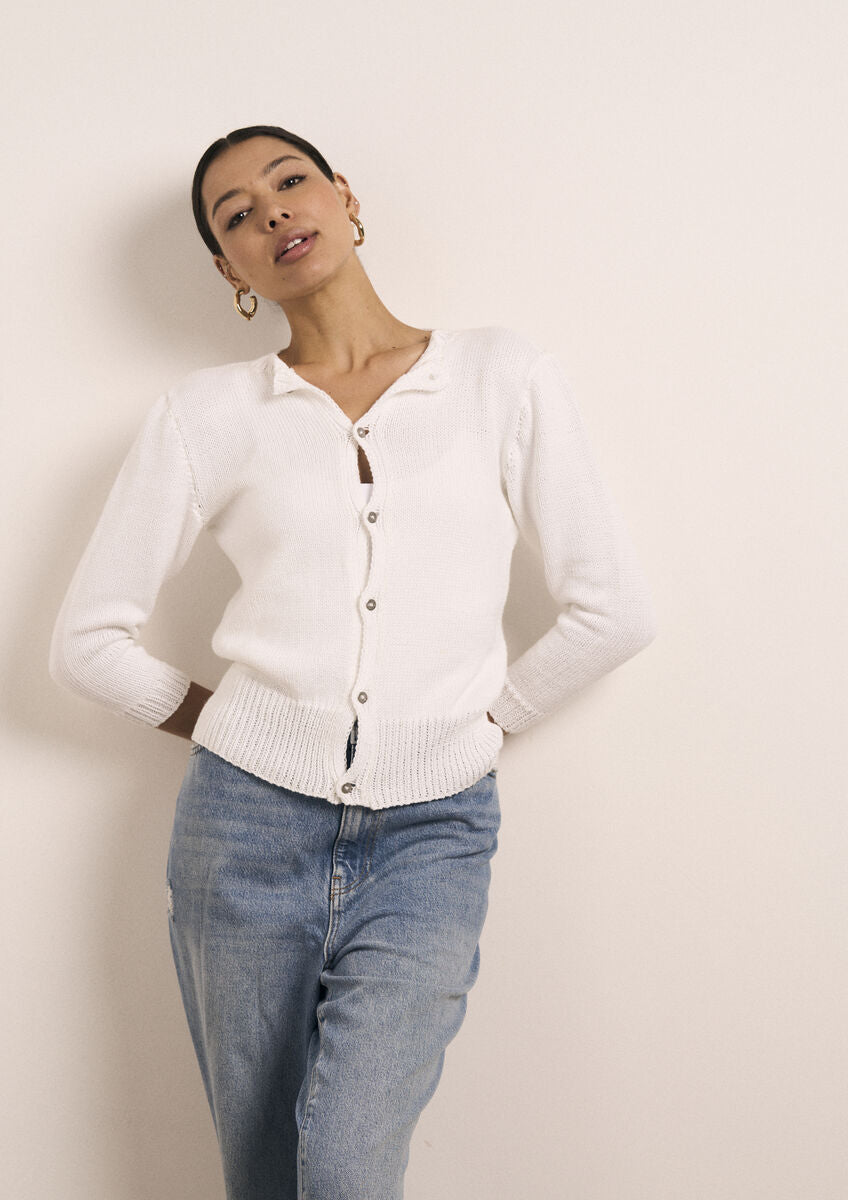 Rowan Mode Pedrine Cardigan Pattern by Quail Studio